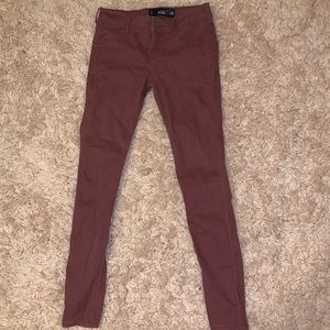 mauve jean jeggings